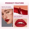 Rouge à lèvres mat velours 14 couleurs, imperméable, facile à porter, Rose, rouge, marron, boue, Nude, liquide durable, maquillage, cosmétique