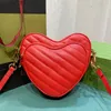 10A Qualité Sac en forme de coeur 2024 Nouveau sac de luxe Designer femmes de haute qualité Mini une épaule bandoulière sacs à main en cuir véritable mode sacs à bandoulière