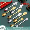 Spoons 1/3PCS Coffee Spoon The Perfect Gift Add Joy To Your Table Lovely Demand Festive Fashionable Christmas Kitchen Cookware