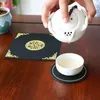 Table Mats Chinese Style Heat Insulation Silica Gel Mat Creative Environmental Decoration Tea Set Anti-slip