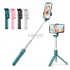 Selfie Monopods Telefon komórkowy bezprzewodowy selfie Stick Strep-Stream Statyw Selfi Statyw do smartfona Przenośna uchwyt telefonu do iPhone'a Huawei 24329