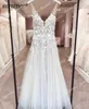 都会のセクシーなドレスBepeithy Backless v Neck Lace Wedding for Bride Women 2023 levenes