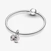 Rosa Herz Mama Baumeln Charm Pandoras 925 Sterling Silber Luxus Charm Set Armband Herstellung Kristall Charms Designer Halskette Anhänger Original Box TOP Qualität