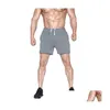 Men'S Pants Mens Shorts Pour Hommes Active Jogging Summer Fitness Loose Short European Drop Delivery Apparel Clothing Dhp4W