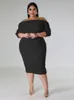 wmstar Plus Size Dr Sets Женская одежда Комплект из двух предметов Укороченный офисный топ Юбки Летние новые наряды Оптовая продажа Dropship q4dm #