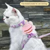 Dog Collars Kitten Harness And Leash Breathable Small Cat Travel Bite Resistant 120CM Easy Control Traction Rope For