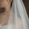 CC Vintage Veils Kobiety Włosy Akoria Weddna Włosie Bridal Dr zaręczynowe nagłówek podwójne warstwy Kolor Ivory Veil V315 L5PW#