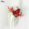 meldel boutniere handled corsage bröllop brudtärna armband män boutniere girl handled corsage fr Silk Red Rose Boutniere D7HP#