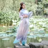 Традиционные танцевальные костюмы женские китайские принты ханьфу народная одежда для выступлений певцы восточный фестиваль наряд DC2700 U5Ot #