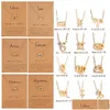 Pendant Necklaces Selling 12 Constellation Necklace Classic Sier Gold Gift Card Zodiac Sign Cross Chain Jewelry Drop Delivery Pendants Dh4Ok