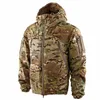 Ecig 2.0 Polar Combat Parkas Männer Cott Outdoor Taktische Militärische weiche und leichte warme Cott gepolsterte Jacken wasserdicht beständig x45i #