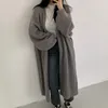 woman's sweater cardigan autumn/winter loose knitted lantern sleeve solid color female clothing dropship QYL1741HSS N92i#