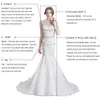 Sodigne Transparente Sexy Boho Casamento Dres Lace 3D Frs Beach Bridal Dr Corset Bes Side Split Noiva Vestidos de Casamento D9hJ #