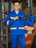 男性の作業衣服hi vis vis refrective Stripe Safety Work Coverall