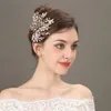 fling Ornaments Rhineste Pearl Bridal Hair Clip Accories Jewelry Wedding Elegant Crystal Hair Vines Headband Leaf v2rX#