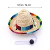 Dog Apparel Mexican Party Supplies Chihuahua Cosplay Clothes Rain Poncho Sombrero Hat Cap Has Costume Mini