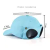 Berretti a sfera 4 colori 2021 nuovi simpatici occhiali da pilota coreani cappello da baseball creativo creativo con cotone moda snapback cappelli con protezione hip-hop Drop De Dhxlw