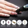 2024 Manicure DIY Nail Art Caulking Glue Pen Dual Use Multifunction Drilling Adhesive No Wash Point Drill Gel for Acrylic for Manicure DIY