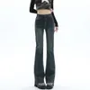 Jeans Womens reta Perna Micro calças queimadas parecem magras e elásticas pretas longas e de cor clara pequena estatura
