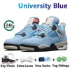 4 Scarpe da basket 4s Sneaker da uomo allevati reinventati Military Black Cat White Thunder Blu Basso Motosport Medio Ulivo Uomo da donna Sneaker Sports Sports