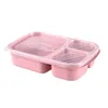Servis 1/2 st mikrovågsugn bento lunchlåda frisk vete halm picknick frukt container förvaring barn skola vuxen kontor