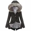 Kadınlar İçin Kış Ceketleri 2023 Parka Mujer LG Soğuk Ceket Parkas Largas Ordusu Yeşil Kırmızı Gri Siyah Donanma Manteau Femme Hiver Abrigo R3BK#