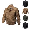 Mens Special Forces Jacka Mens Solid Color Fashion Jacket Denim Coat Outwears Windbreaker Coat Jacket Motorcykelrock 240326