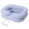 Other Housekeeping Organization Pillows Inflatable Hair Washing Basin With Drain Tube For Elderly Disabled Suitable Lying Bed Rest Nur Otbe0