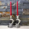 Candle Holders High-Grade European Dolphin 1 Pair Wax Candlestick Zinc Alloy Craft Animal Atmosphere Layout Of Home Bar