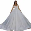 LOVERXU Ball Suknia Elegancka ślubna DRES 2024 Sweetheart Off the ramię Vestido de novia koronkowe aplikacje szata de Mariee 92ku#