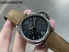 Watch Mens 98 Panerass Designer 42mm Mino Automatic Mechanical Men 's PAM00904 샷 럭셔리 풀 스테인레스 스틸 방수 손목 시계