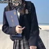 Корейский женский JK Badge Blazer короткий костюм японская школьная форма для студентов верхняя одежда для девочек пиджаки в студенческом стиле костюм пальто c4bx #