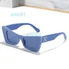 Kleiner Rahmen, konkave Form, Blau, Lila, volle Sonnenbrille, Street-Style, coole quadratische Brille, Offs Same