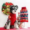 Dog Apparel Christmas Cat Pet Clothes Sweater Vest Yorkshire Chihuahua Clothing Costume Cosplay Accessories