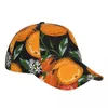 Cappellini da baseball Vintage Botanical Orange Tree Berretto da baseball Skuilles Cappello aderente Snapback per uomo Donna Casual Sole all'aperto