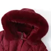 women Warm Winter Lg Parka Coat Middle-aged Mother Slim Down cott Thicken Jacket Female Fur collar Hooded Outwear Parkas 8XL r2zq#