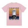 забавная футболка Crying Cat Croc Meme с рисунком, мужская одежда, футболки с короткими рукавами унисекс, повседневные мужские футболки больших размеров, топы i2Wd #