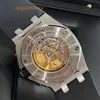 AP Iconisch Horloge Royal Oak Offshore Series 26470SO Precisie Staal Keramische Ring Vampier Heren Tijdwaarneming Mode Causaal Zakelijk Sport Machinery Horloge