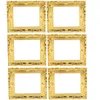 Frames 6 PCS Dollhouse Frame Decor Mini Picture Bulk PO Accessoires Plastique Place