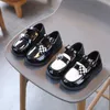 Dzieciowe trampki swobodne buty skórzane maluch dzieci chodzące dzieci młodzieżowe buty wiosna jesień chłopcy taniec studenci rozmiar butów dla dzieci 21-36 EUR A0R0#