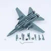 F14D Tomcat Metal Fighter 1/100 Military Diecast Plane Model for Collection or Gift