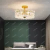 Chandeliers French Style Master Bedroom LED Ceiling Light Modern Minimalist Pearl Glass Romantic Wedding Lighting Fixtures