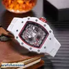 RM11 Luksusowe mechaniki męskie Watch Net Red Silica Gel z watną lufą mody męską i trendami damskimi