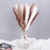 装飾的な花の花輪15pcs天然乾燥装飾自由ho放なパンパスグラス人工植物マリアージルーム装飾ホームクリスマスd dhz9w
