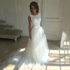 Vestido De Novias 2022 Abiti da sposa Abiti in pizzo Abiti da festa Lgue Formale Semplice Sposa To Be White Dr u823 #