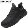 Casual Shoes Men Sport Skórzanie Wodoodporne trampki na świeżym powietrzu Lekkie atletyczne trampki Tenis Masculino eSportivo