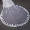 350 cm LG Högkvalitativ bröllopslöja Tvåskikt Special Cut Royal Bride Veil med paljetter Lace Veil Wedding Accores H8MW#