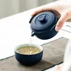 Zestawy herbaciarskie Tangpin Ceramiczny Teapot Teapot Teacup Portable Travel Travel z skrzynką
