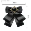 Laços Mens Fita Collar Flores Vestido Formal Camisa BowTie Moda Britânico Coreano Negócios Acessórios de Casamento Handmade Jóias Presente Y240329