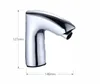 Bathroom Sink Faucets 59# Brass Chrome Plating Deck Mounted Sensor Faucet Automatic Basin Taps